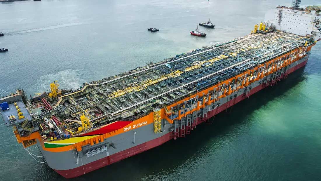 Oil and gas exploration infrastructure in Guyana